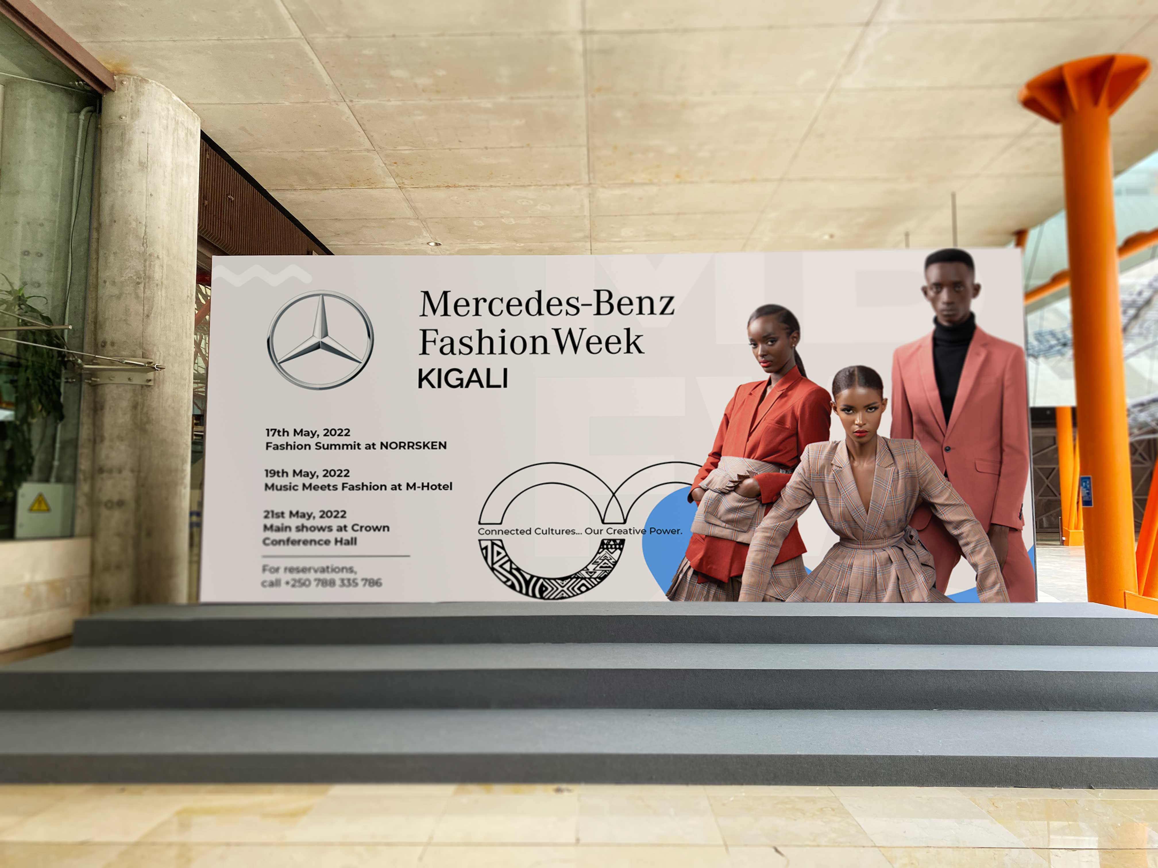 Branding for Mercedes-Benz Fashion Week Kigali